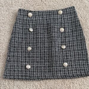Winter Tweed MiniSkirt
